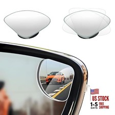 2 PCS Car Blind Spot Mirror, Fan Shaped HD Glass Convex 360  Fan Shaped, 2 PCS
