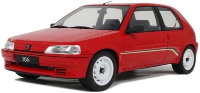 OTTO Maßstab 1:12 Peugeot 106 PH.1 Rallye rot P0KB 1993