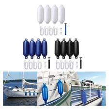 4x Boat Marine Docking Ribbed Twin Eyes Boat Inflatable Marine for Boat Dock