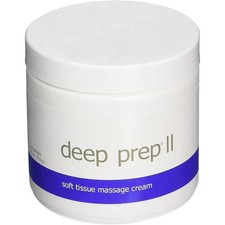 Deep Prep II Soft Tissue Massage Crème – 15 oz Jar, Long-Lasting Non-Greasy Form