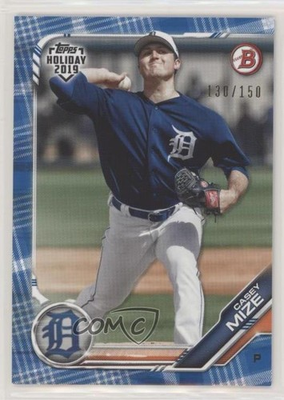 #ad 2019 Topps Holiday Bowman Blue Prospects 130 150 Casey Mize #TH CM 0lt3 $7.14