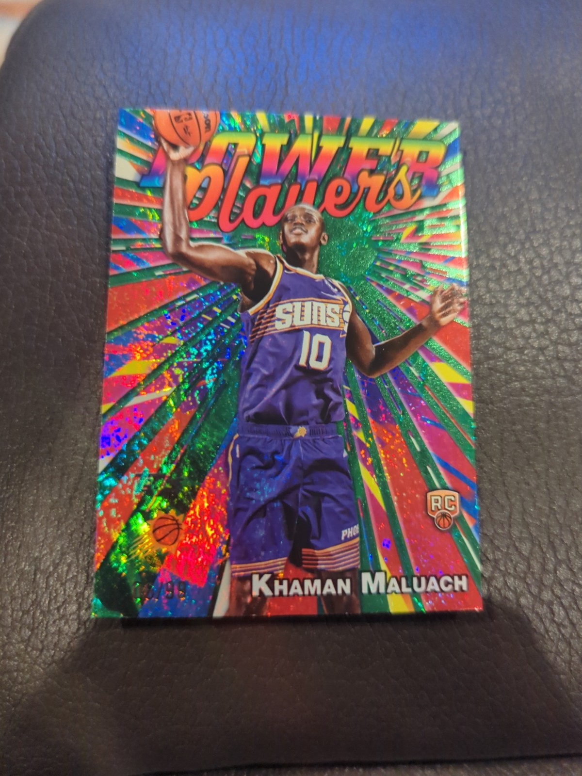 2025-26 Topps - Power Players Khaman Maluach #PP-20 Green Holofoil (RC) 06/99