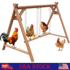 Chicken Perch Swing Chicken Roosting Bars for Coop Accessories Pet Swing Set