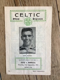 2 September 1961 Celtic v Hibernian Hibs