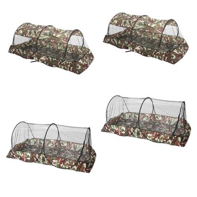 Single/Two Outdoor Camping Mosquitoes Tent Automatic Open Portable Folding Tent