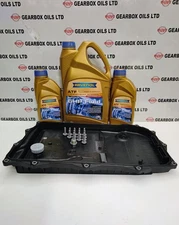 ZF 8HP AUTOMATIC GEARBOX SUMP PAN FILTER AND RAVENOL 8HP FLUID 6 L SERVICE KIT