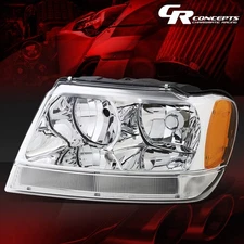 DRIVER/LEFT SIDE OE STYLE HEADLIGHT HEADLAMP FOR 1999-2004 JEEP GRAND CHEROKEE