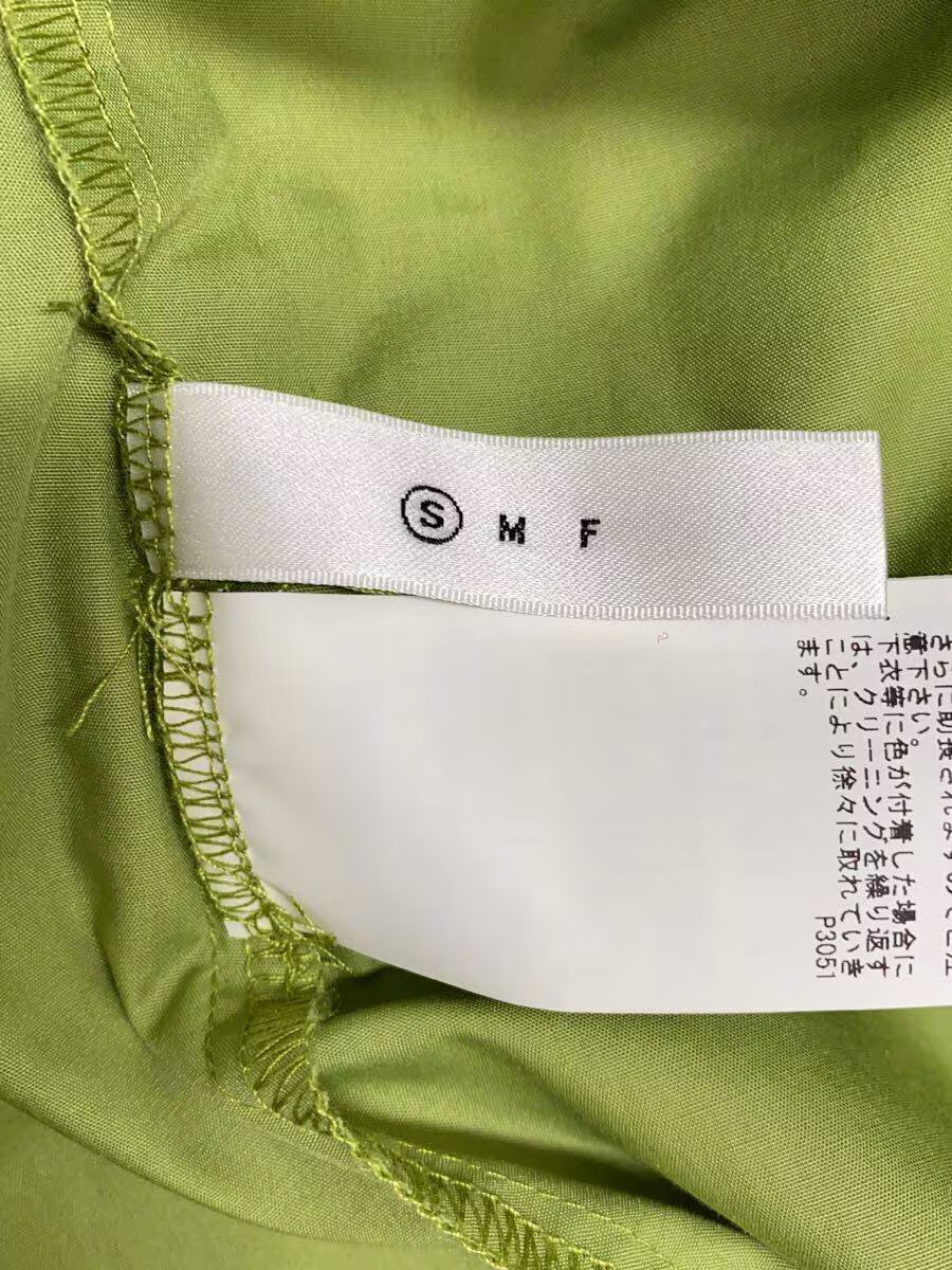 AMERI Shirt Dress S Polyester GRN Solid 012105604… - image 4