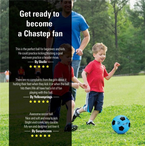 8" Integral Skin Foam Soccer Ball Perfect for Kids or 8 Inch, Blue/Black - Picture 7 of 7