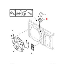 ⁺Radiator Fan Relay Resistor 1308CX Blower Fan Cooling Resistor Heating