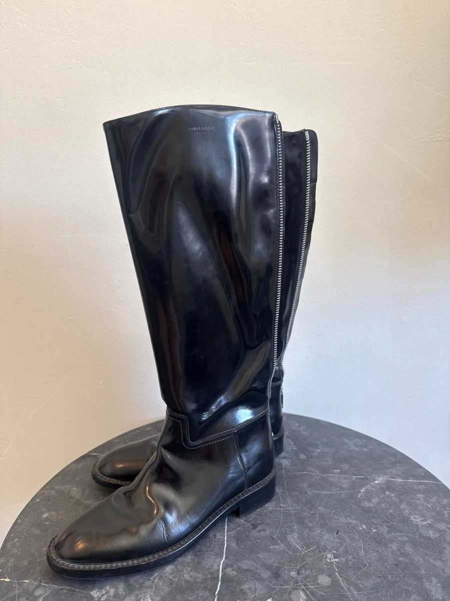 Saint Laurent Casual Low (1-1.9 in) Heel Height Boots for Women