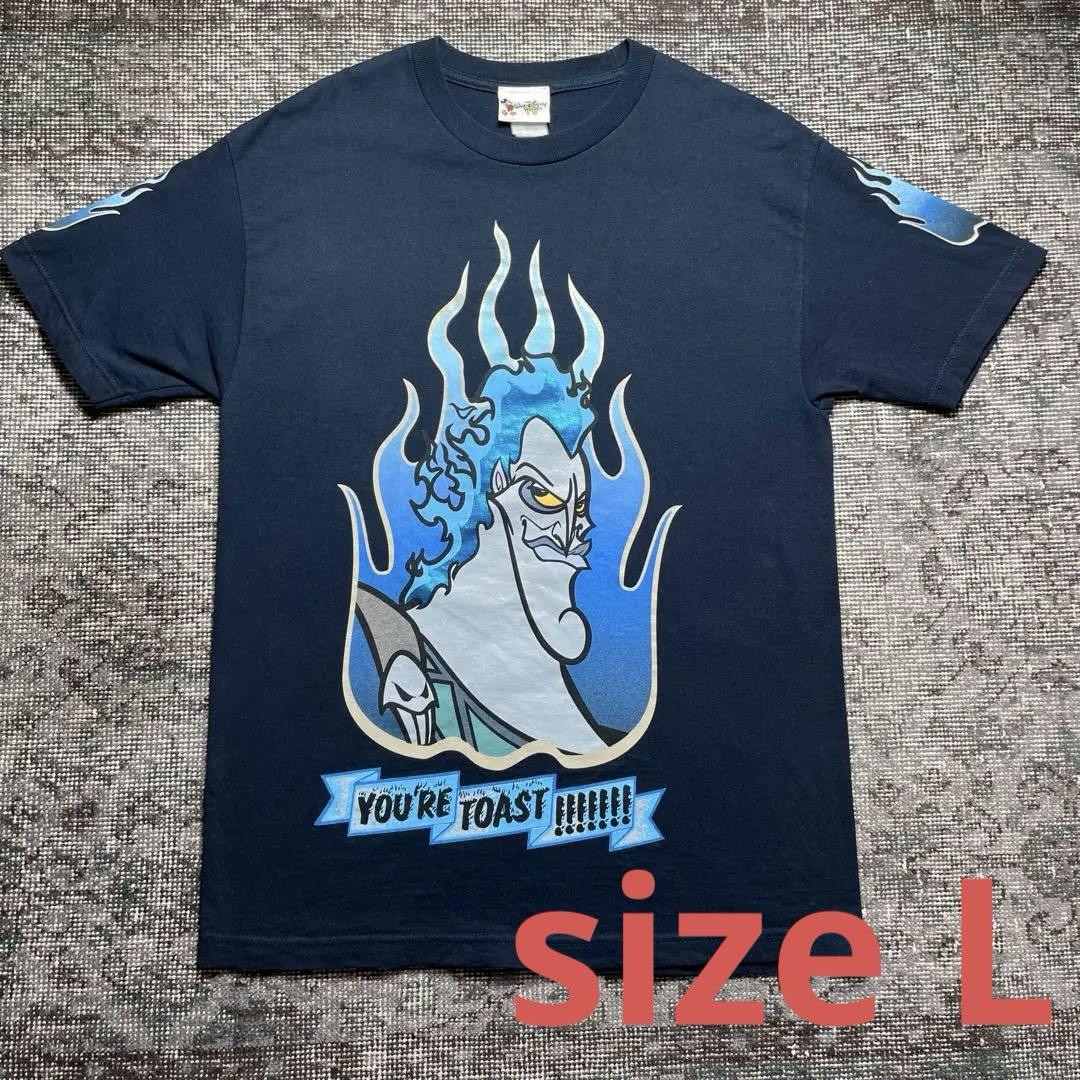 Disney Men Top Vintage L 00S Hercules Hades T -Shirt Limited Disney Men Top Vintage L 00S Hercules Hades T -Shirt Limited