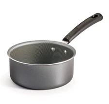 1 Quart Non-Stick Steel Gray Open Sauce Pan