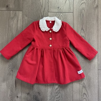 Watercolor Clothing Co Love and Grow 2T Red Christmas Holiday Coat | eBay