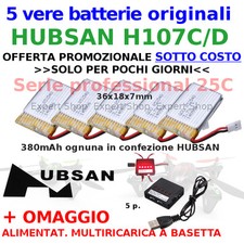 VERE batterie originali 380 professional Drone HUBSAN H107C H017D NUOVE