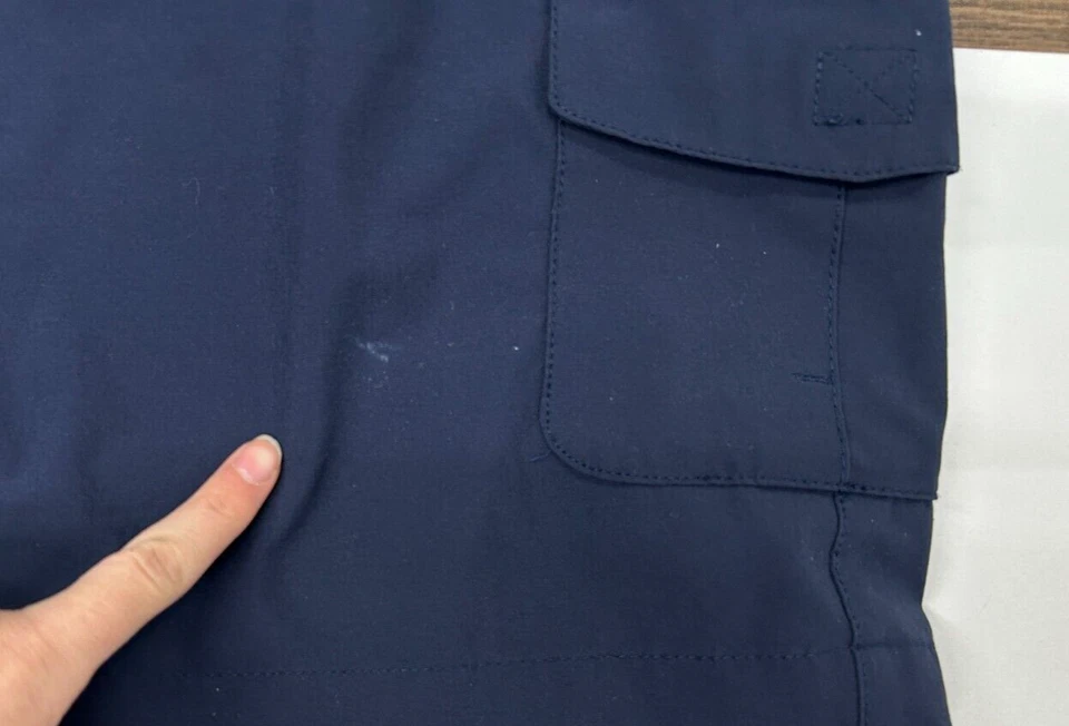 Женские шорты стрейч Eddie Bauer 14 Blue Chino - Изображение 2 из 4