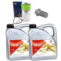 MotoröL Set Febi SAE 5W-40 8 Liter + ÖLfilter + Schraube FüR Mercedes S-Klasse