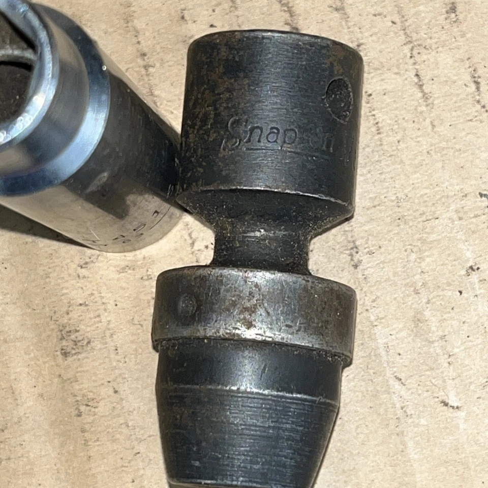 SNAP-ON 1/2" DRIVE 1/2” IMPACT SWIVEL JOINT SHALLOW SOCKET + 1/2” Wright Deep - Image 3 of 4