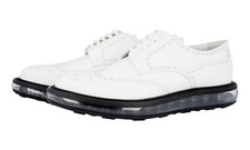 PRADA Air Sole Sneakers Brogue Derby Dress Shoes 2EE098 White -  US 11 EU 44