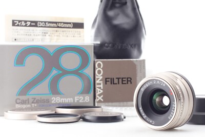 TOP MINT in BOX w/ Hood] Contax Carl Zeiss Biogon T* 28mm f2