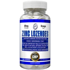 Chewable Hi Tech Zinc Lozenges 25mg - 50mg 100 Tablets Orange Flavor IMMUNITY 