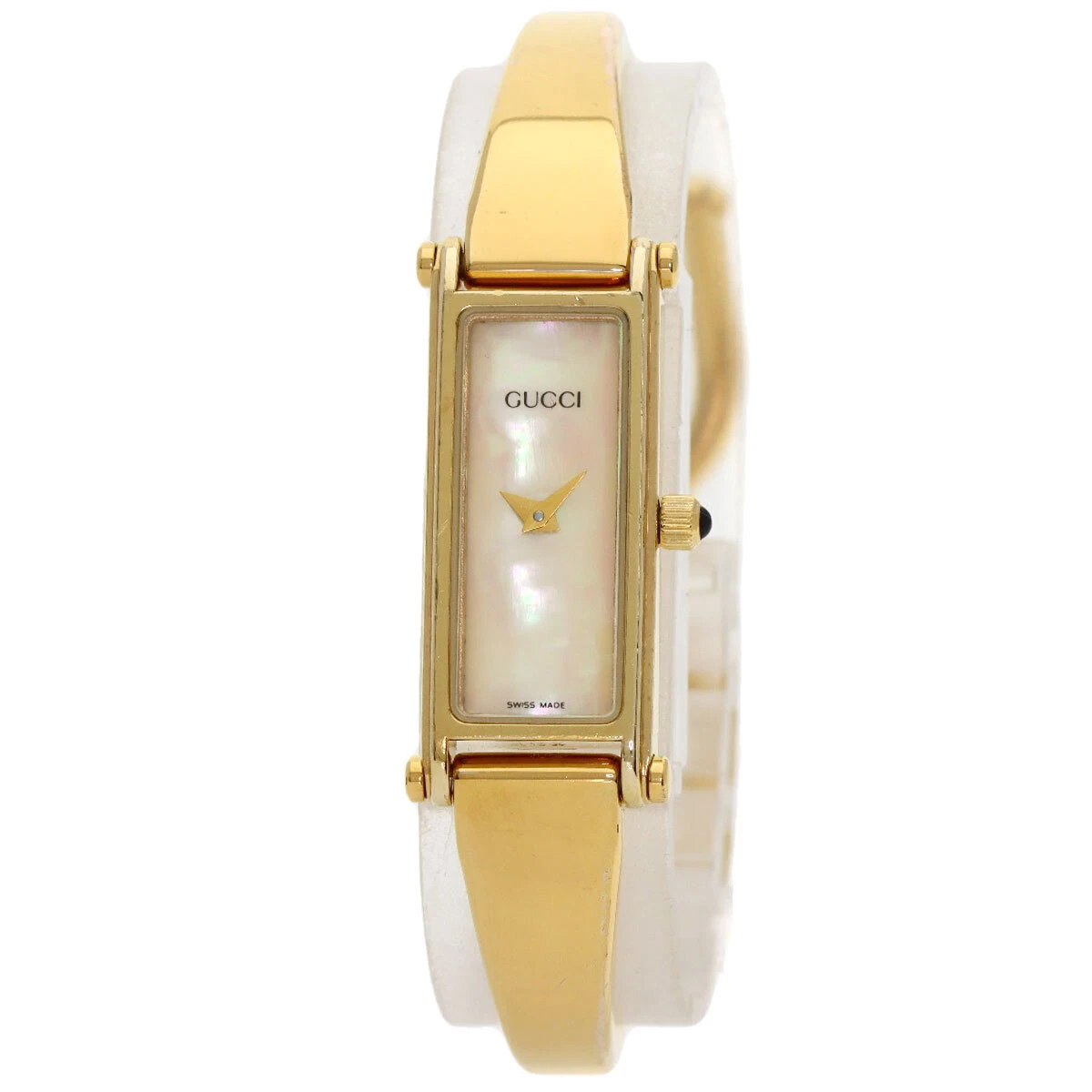 GUCCI Bracciale Quadrato Orologi Donna Placcato Oro Placcato Oro