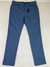 Myles Chino Pants Men's 36x34 Blue Performance Commuter Casual NEW