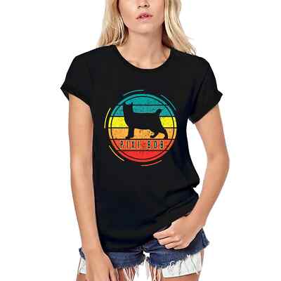 Damen Grafik T-Shirt aus Biobaumwolle Pixi bob Katzenrasse   Pixi Bob Cat Breed