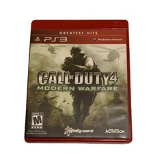 Call of Duty 4 Modern Warfare Greatest Hits Sony PlayStation 3 2010 PS3 Game
