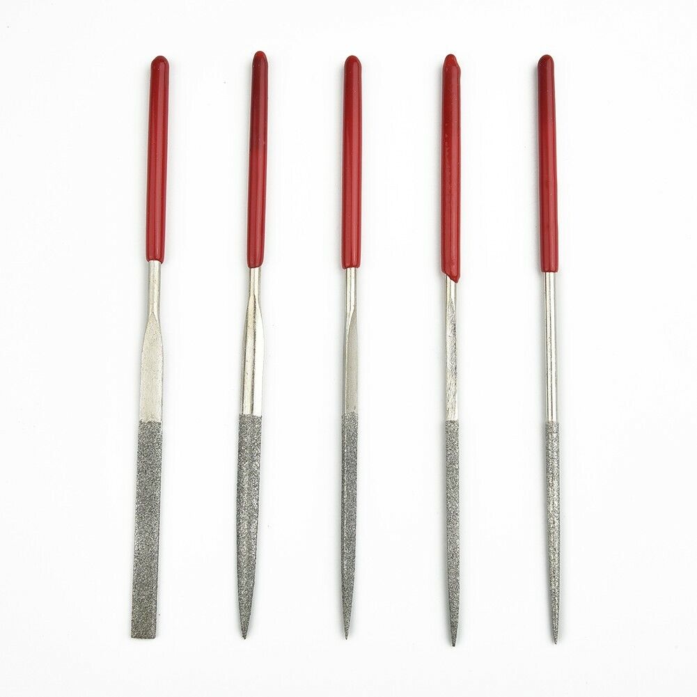 5X Diamond Needle File Set Sharpening Home Hand Metal Kit 140mm