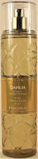 Bath & Body Works DAHLIA Fine Fragrance Body Mist Spray 8 Oz