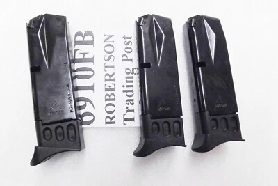 3 Mec-Gar Magazines S&W 469 669 6904 6906 9mm Finger Rest $21.90 each free ship