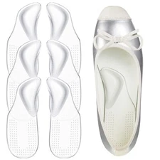 Handepo 3 Pairs Arch Support Shoe Inserts Women Transparent Self Adhesive Arc...
