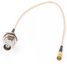 18 inch SMB Female to BNC Female Adapter Connector RG316 Coaxial Cable USA