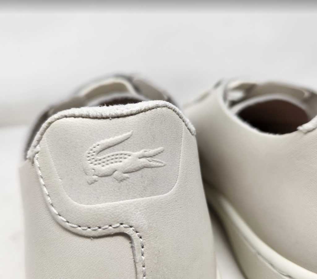 Women's 8.5 Lacoste Carnaby strap hook and loop sneakers image 8