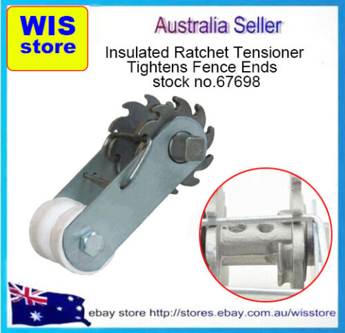 Insulated In Line Cliplock Strainer Ratchet Tensioner Tightens Fence Ends-67698 - Photo 1/3
