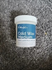 Gamblin Artist Colors Cold Wax Oil Painting Medium Clear 4oz jar
