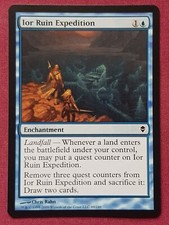Magic The Gathering ZENDIKAR IOR RUIN EXPEDITION blue card MTG