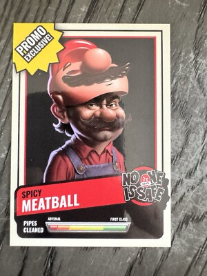 #ad #ad 2024 RANT CPU LITHOS NO ONE IS SAFE PROMO CARD SPICY MEATBALL Mario Brothers $4.99