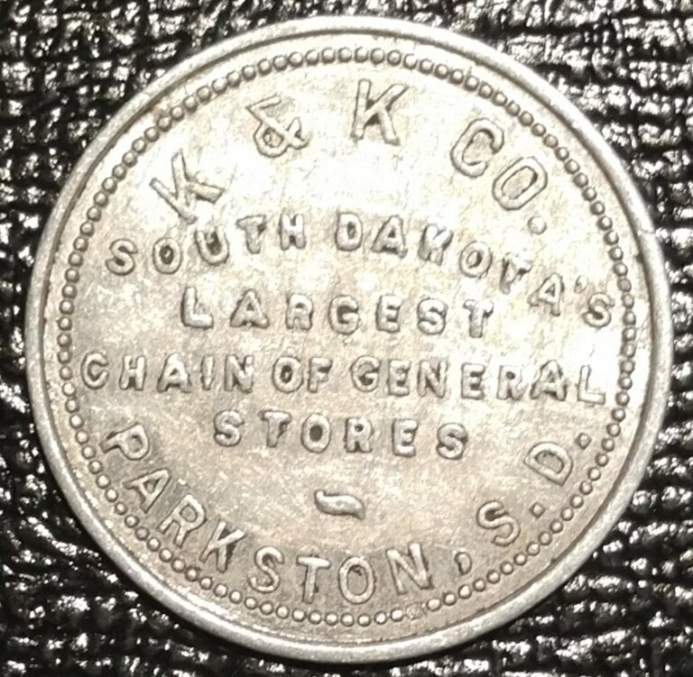 K&K CO. LARGEST GENERAL STORE PARKSTON SD GOOD FOR TOKEN SOUTH DAKOTA MEDAL COIN eBay