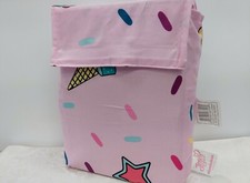 Jojo Siwa Girls Full 4pc Sheet Set Pink 2 Pillowcases