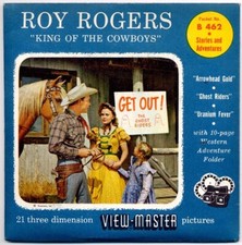 Roy Rogers King of the Cowboys 1956 View-Master Packet B-462 Exc. Cond.