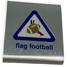 Boy Scouts America BSA Cub Flag Football Skill Award Metal Belt Slide Loop B8E