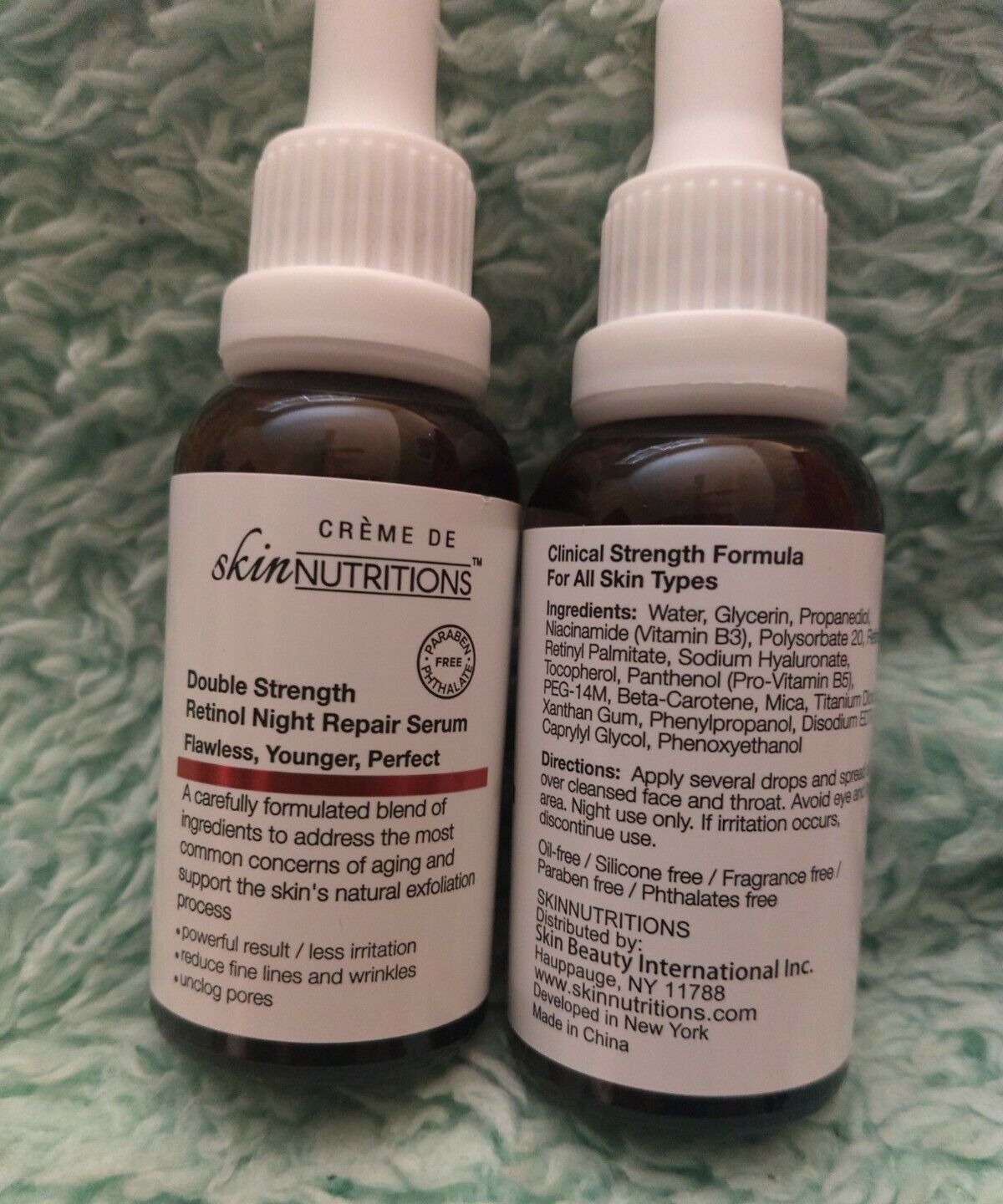 CREME DE SKIN NUTRITIONS DOUBLE STRENGTH RETINOL NIGHT REPAIR SERUM