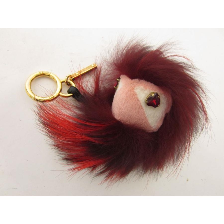 Fendi Authentic Monster Bugs Bag Charm Keychain Red × Pink Fendi Authentic Monster Bugs Bag Charm Keychain Red × Pink