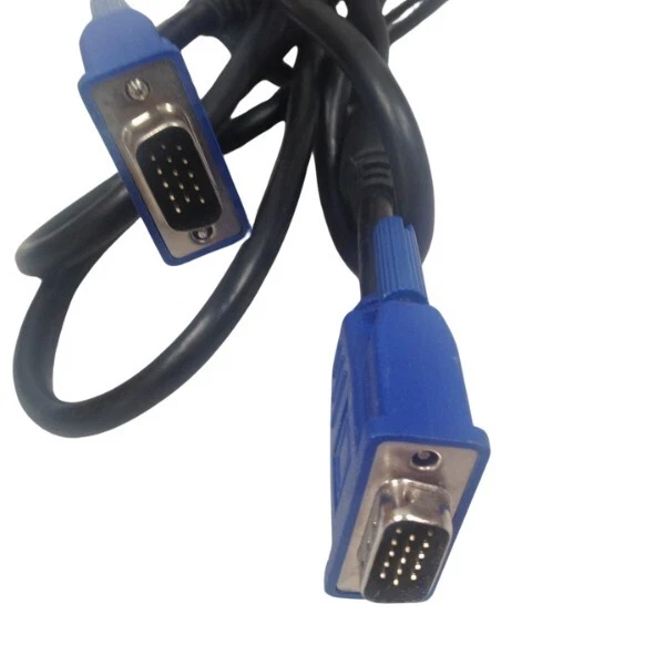 JOBLOT x 100 VGA TO VGA CABLES 15PIN FOR MONITOR PC VIDEO  - Image 4 of 4