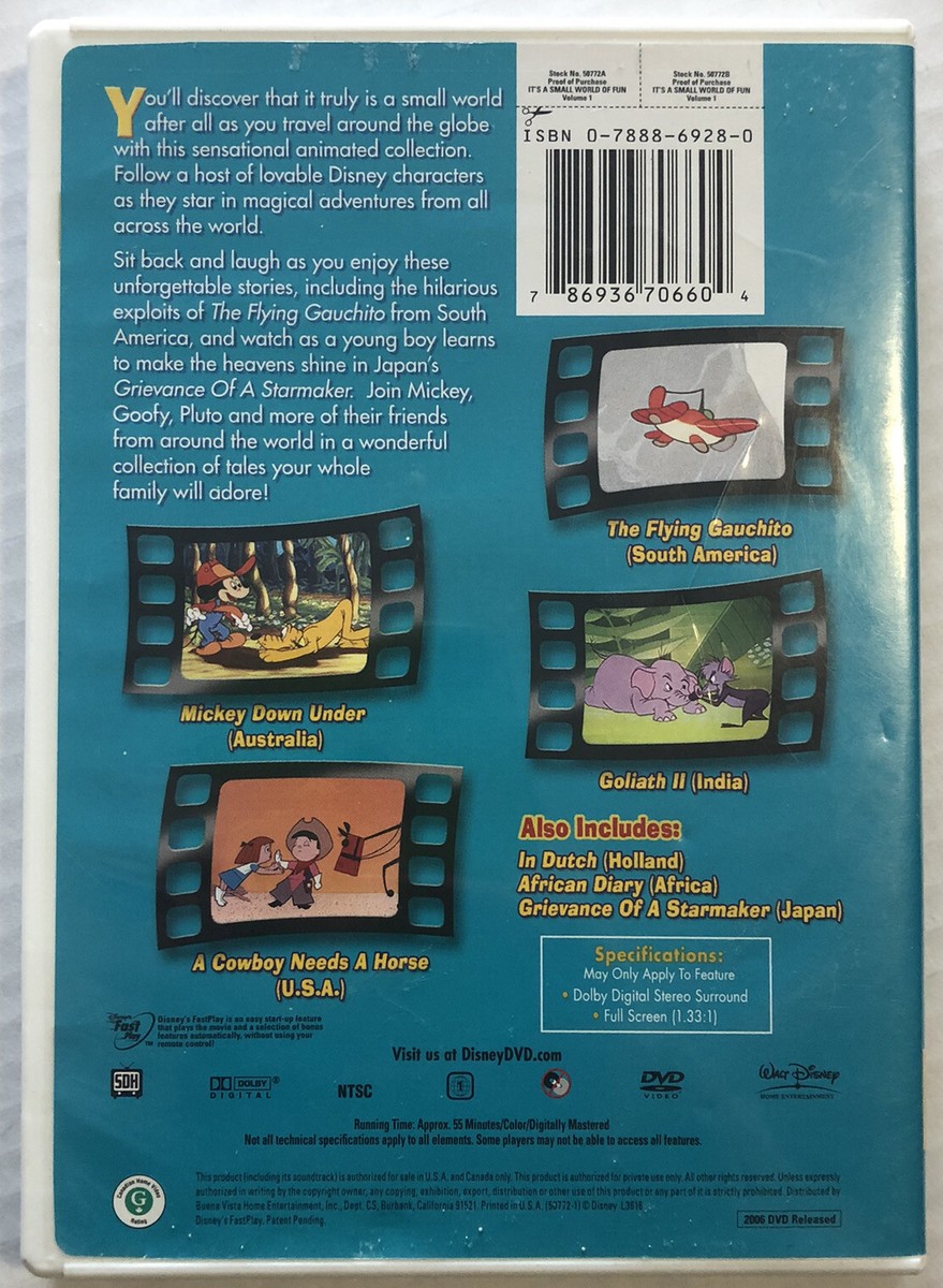 Disney's World of Fun DVD 1-12 セット Disney Mickey Its A Small World of Fun Volume One DVD | eBay
