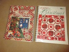 2 Quilted for Christmas Book Lot - The Patchwork Place, Books 2, 3