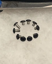 Black Stainless Screws For Benchmade Bugout 535 Bailout 537 Knife Clip and Scale