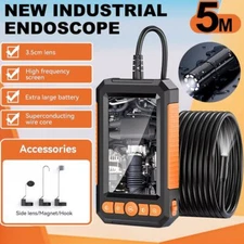 5M Industrial Endoscope Camera 1080P HD 4.3'' Screen Borescope Inspection Camera